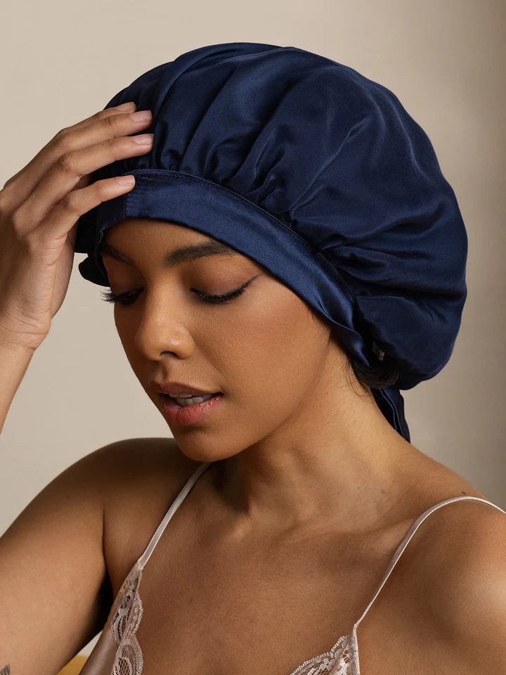 Dream Wrap – Luxury Mulberry Silk Sleep Cap