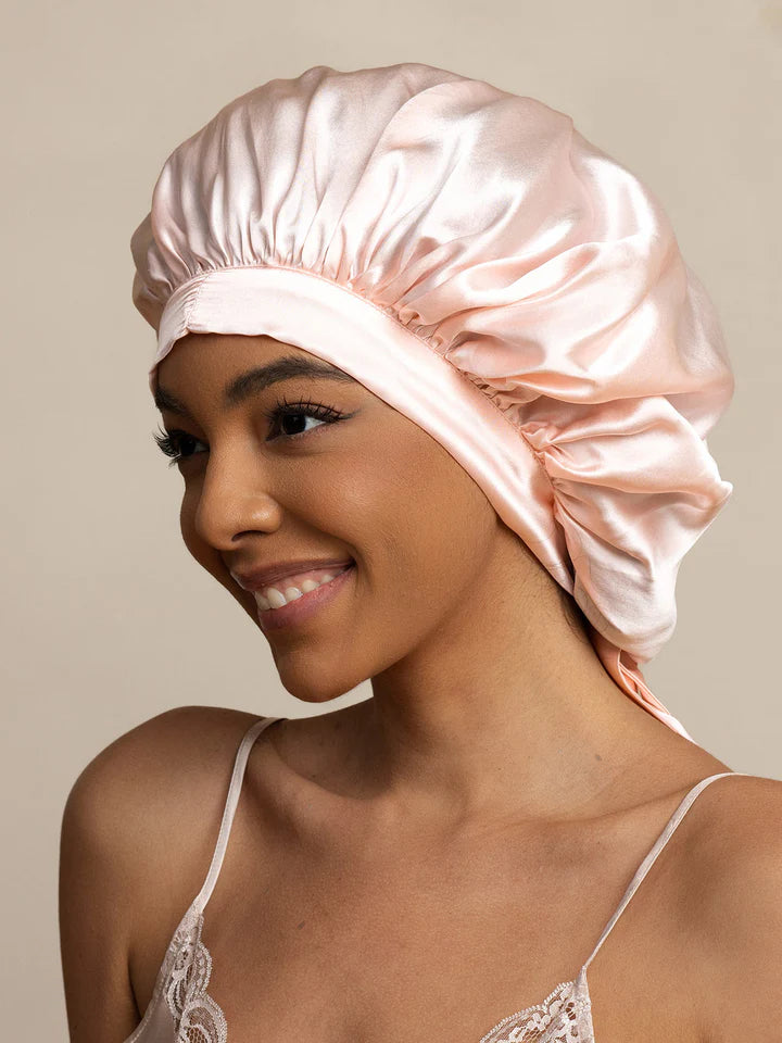 Dream Wrap – Luxury Mulberry Silk Sleep Cap