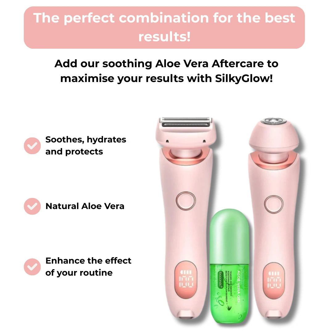 SilkyGlow – 2-in-1 Epilator & Trimmer for Women
