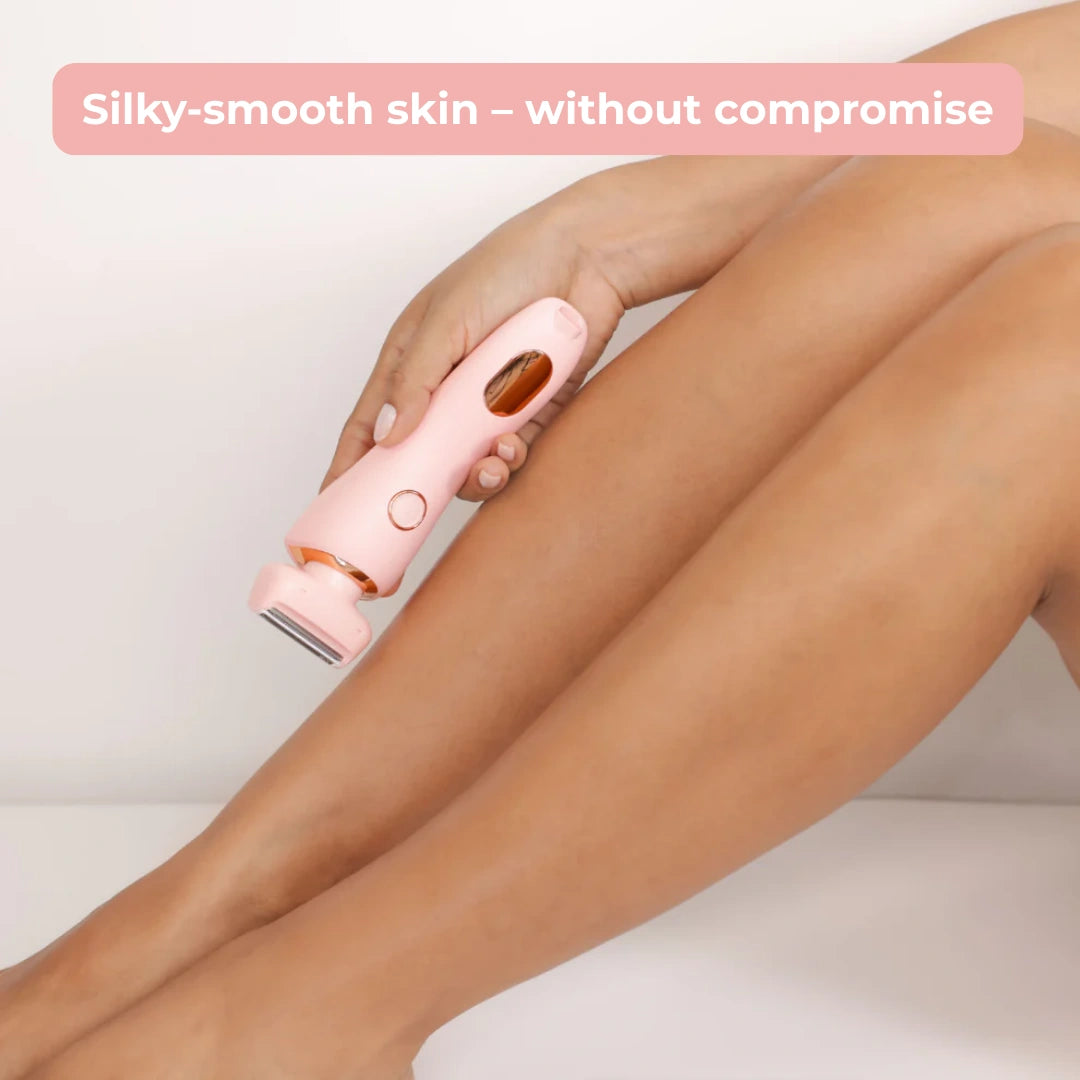 SilkyGlow – 2-in-1 Epilator & Trimmer for Women