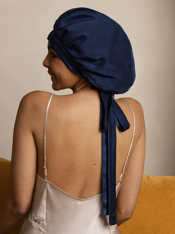 Dream Wrap – Luxury Mulberry Silk Sleep Cap